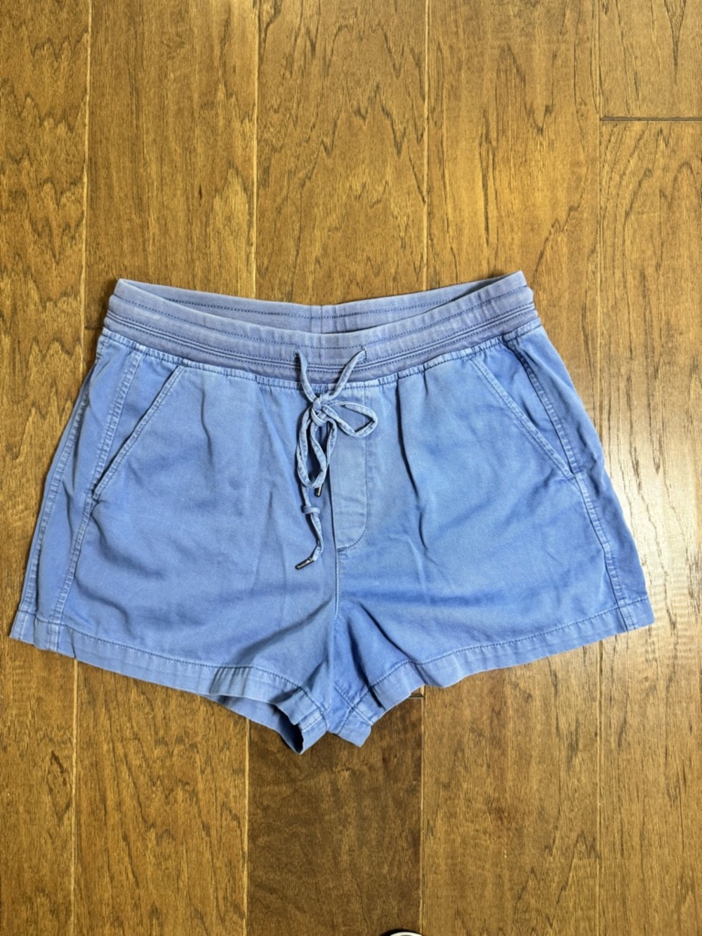 Gap Women's Light Blue Drawstring Soft Casual Shorts